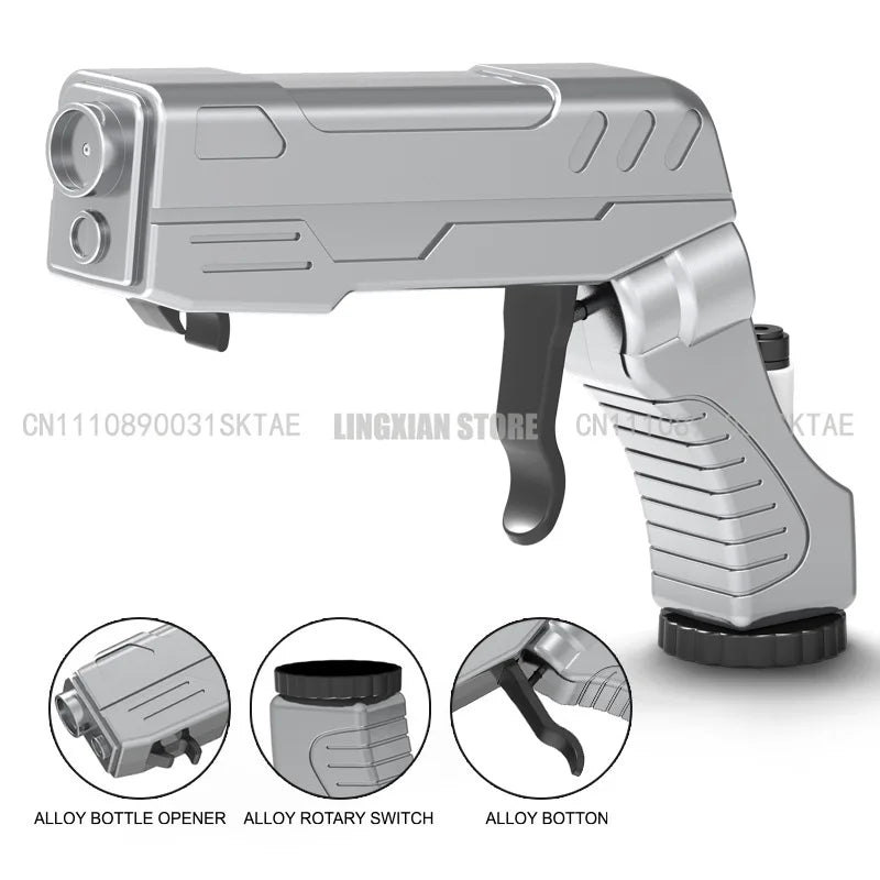 Champagne wine bottle beer dispenser spray gun beer ejecting feeding flirt gun