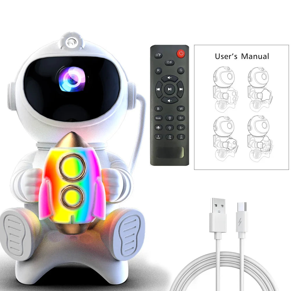 Astronaut Galaxy Star Projector
