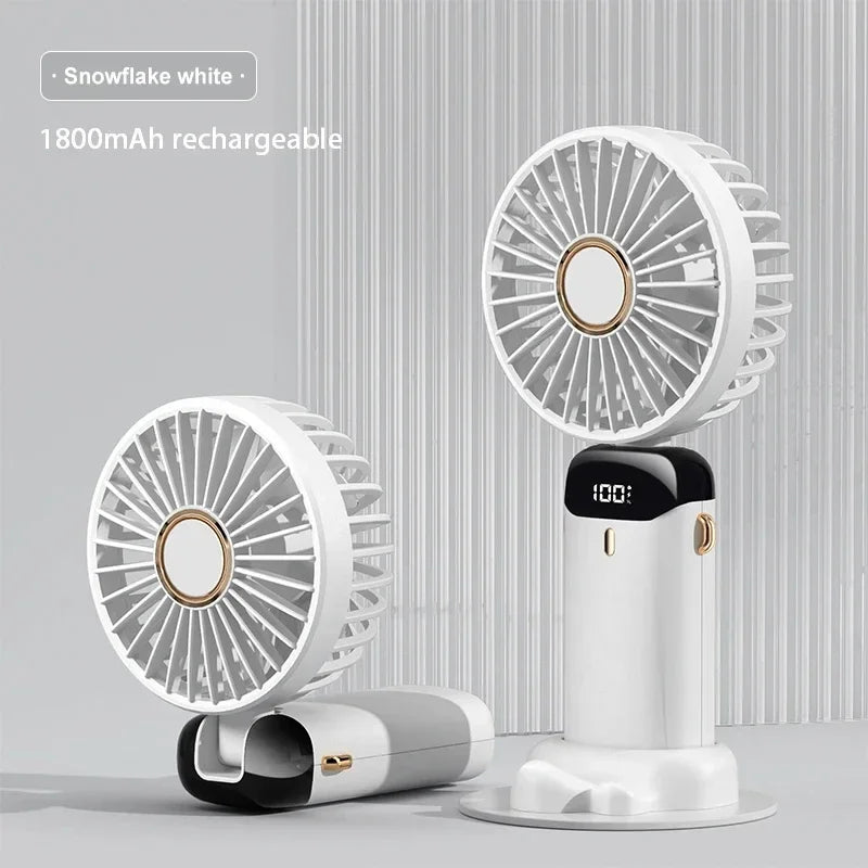 Rechargeable Handheld Neck Fan