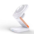 3 in 1 Foldable Charging Station Fast Magnetic Wireless Charger Stand for iPhone 17 16 15 14 13 12 Apple Watch 8 7 6 Airpods Pro