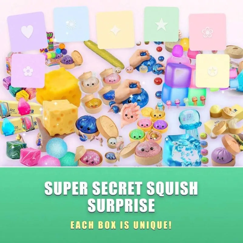 Stress Relief Squishy Mystery Box Single Fun Simple Design Soft Squeeze Lovely Surprise Daily Play Toy