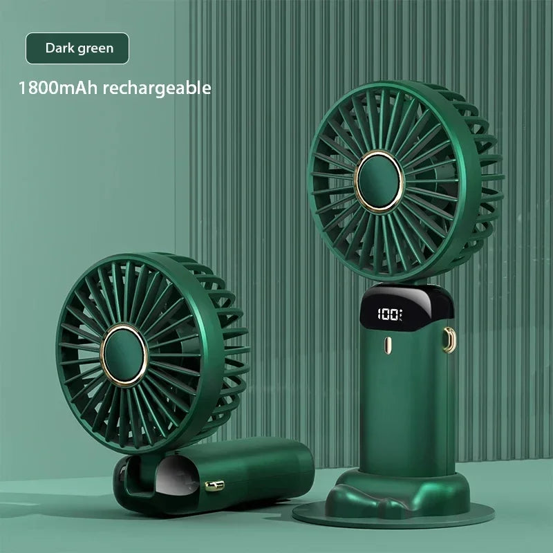 Rechargeable Handheld Neck Fan