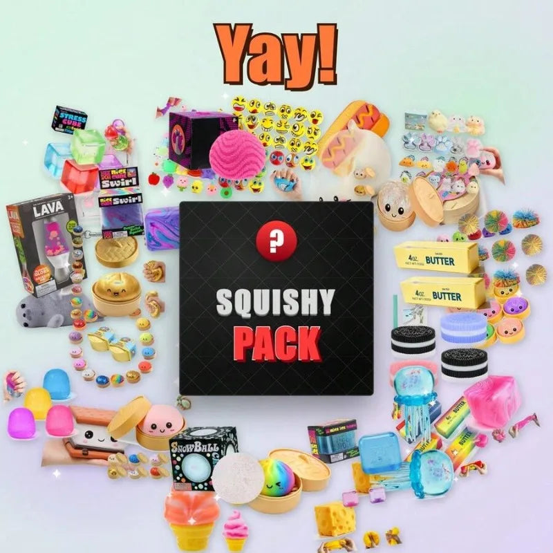 Stress Relief Squishy Mystery Box Single Fun Simple Design Soft Squeeze Lovely Surprise Daily Play Toy