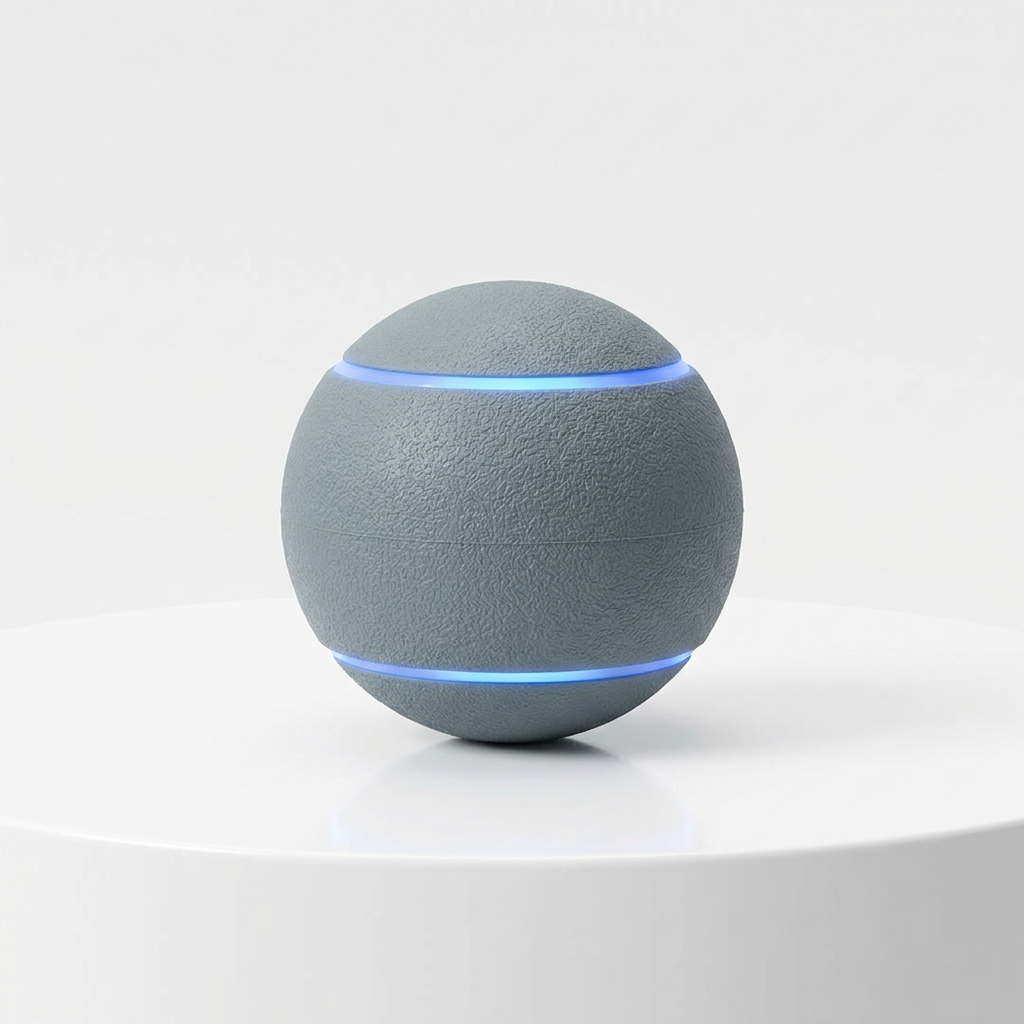 Motion-Activated Rolling Ball Dog Toy