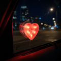 LED Heart Car Light